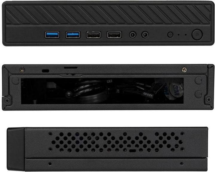 Image du produit Akasa Cypher MX3 Thin Mini-ITX Case, OEM - juodas (Mini ITX Thin Mini ITX)