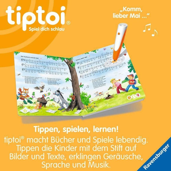 Immagine prodotto tiptoi M. schönsten Kinderlieder-H22 (Tedesco, Cee Neudert, Kerstin M. Colpa, 2022)