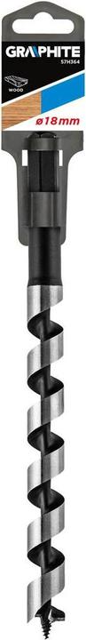 Actual product image Graphite wood spiral drill 18mm (57H364) (18 millimetres)