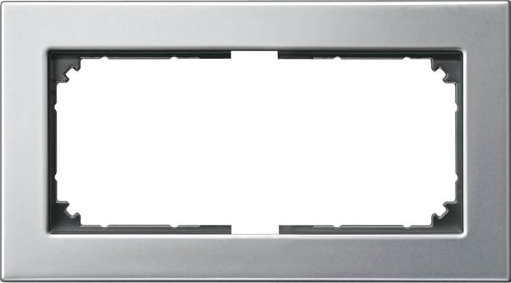 Produktbild Merten Rahmen 1f pt-si mt M-PLAN Metall f.GEB-K 475860
