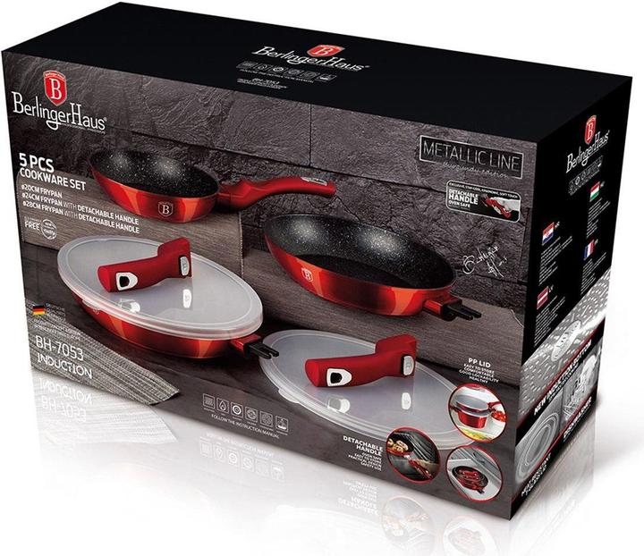Produktbild BerlingerHaus 3 Pans set (20 cm, Bratpfanne, Aluminium)