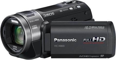 Panasonic HC-X800, FullHD, DualFlash, 12xZoom (2.07 Mpx, 50p, 12 x)