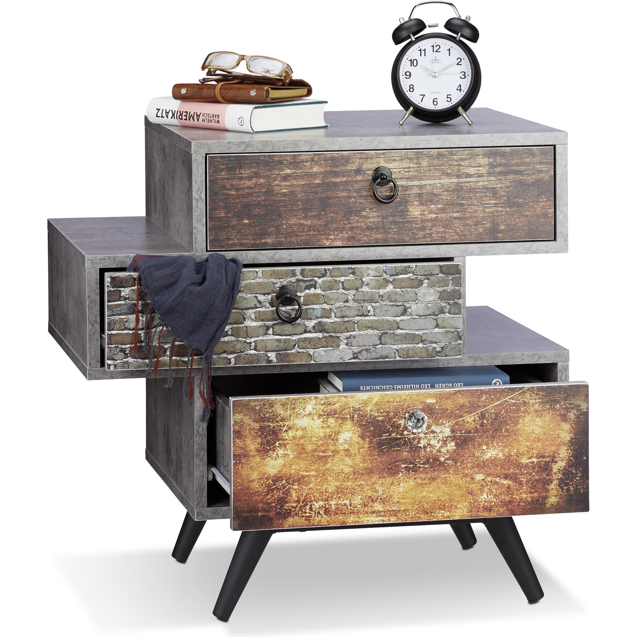 Thumbnail - Relaxdays, Kommode + Sideboard, Vintage Kommode (60 x 40 x 60 cm)