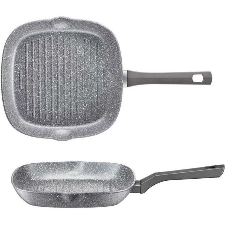 Dajar AMBITION Frying pan SILVERSTONE 20134 26X26cm, Pfanne + Kochtopf, Grau