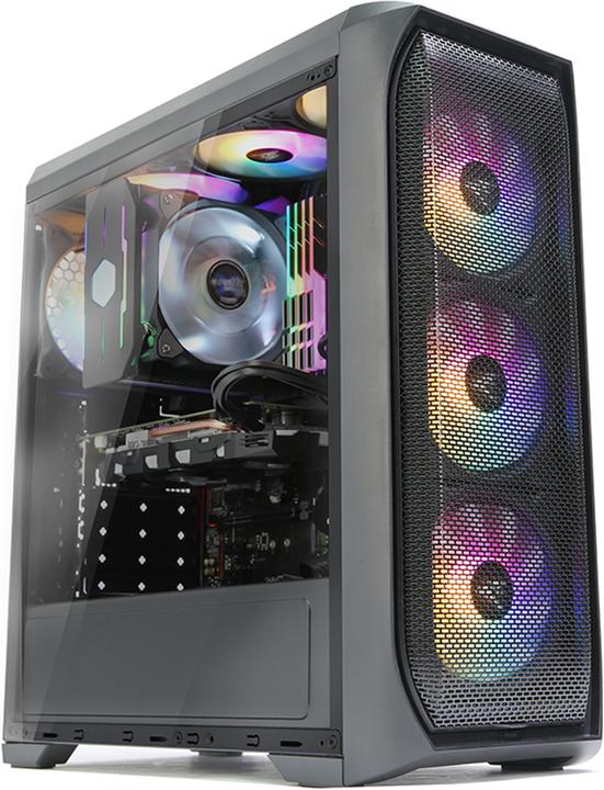 Actual product image Zalman N5 MF ATX, RGB fan x4, mesh (ATX, Mini-ITX)