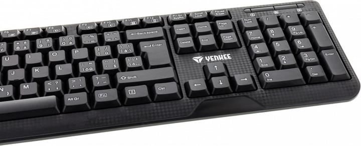 Actual product image Yenkee 1002CS keyboard with cable Black CZ + SK (YKB 1002CS) (DE, Cable)