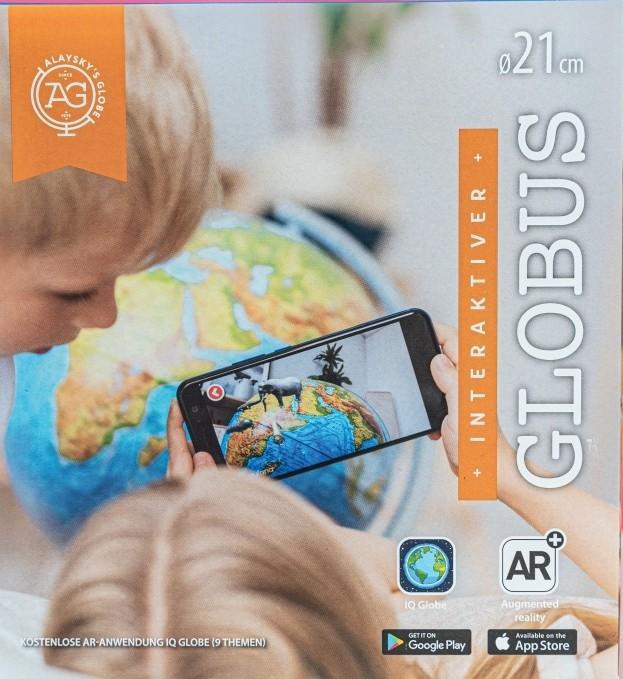 Image du produit Dante Globe terrestre 21 cm su physical map and application (21 cm)