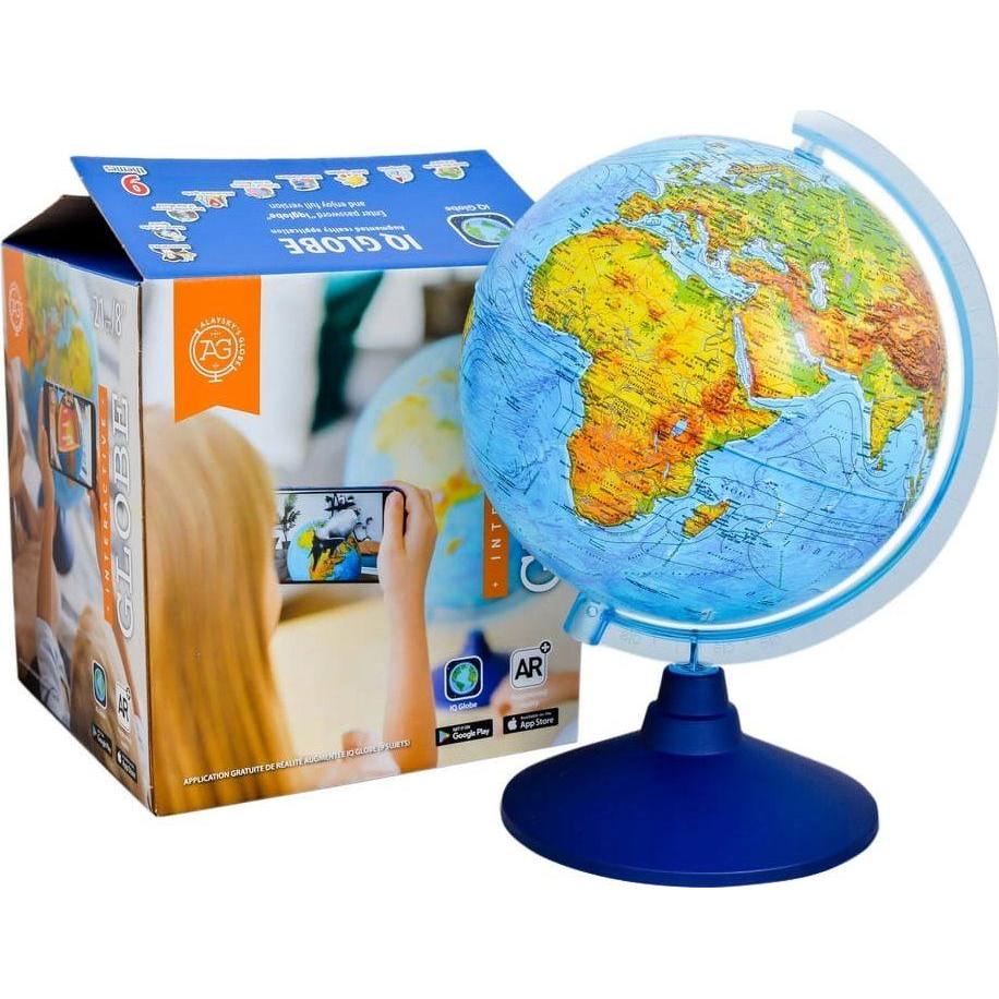 Thumbnail - Dante, Globus, Globus 21 cm su physical map and application (21 cm)