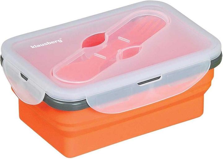 Actual product image Klausberg Silicone South Boxes With Fork And Spoon Kb-7021