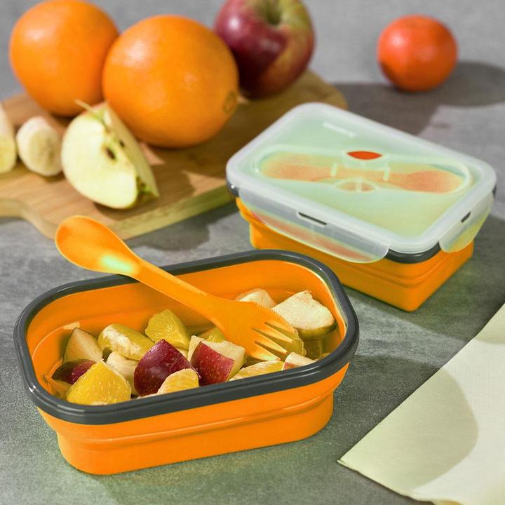 Actual product image Klausberg Silicone South Boxes With Fork And Spoon Kb-7021