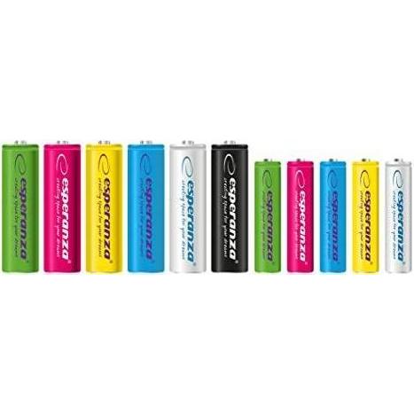 Thumbnail - Esperanza Battery red AA (4 Stk., AA, 2000 mAh), Batterien + Akkus