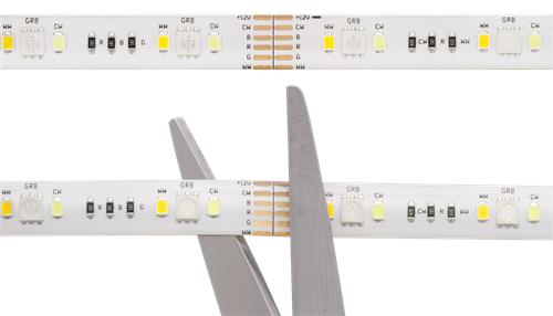 Actual product image Deltaco SMART HOME LED strip extension, 1m, RGB, 2700K-6500K, 6 contacts, suitable for SH-LS3M, whit (RGB, 300 cm, Indoor, Outdoor)