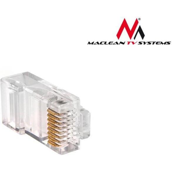 Thumbnail - Maclean MCTV-663 MCTV-663 100x RJ45 8P8C Modular End Plug Connector, Netzwerk Zubehör
