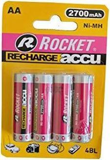 Actual product image Rocket Accu 2700mAh AA battery, 4 pcs. (4 pcs., AA, 2700 mAh)
