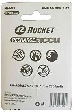 Actual product image Rocket Accu 2700mAh AA battery, 4 pcs. (4 pcs., AA, 2700 mAh)