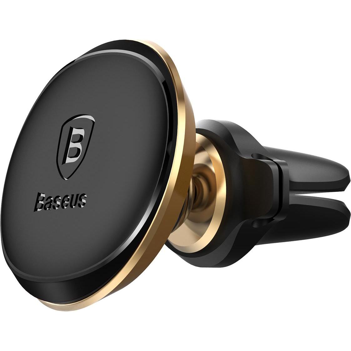 Baseus Magnetic car holder, Smartphonehouder, Goud