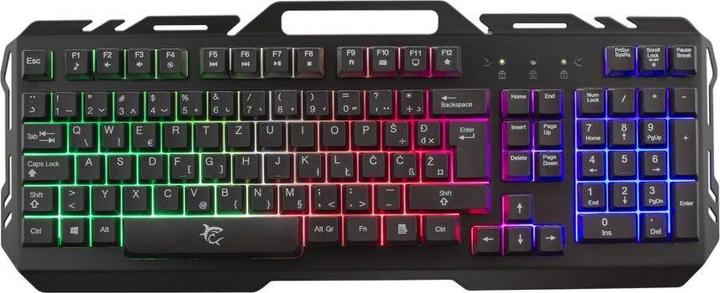 Actual product image Membrane Gaming Keyboard Shark Gladiator 2, LED Rainbow backlight, US layout (Eng. Int., Cable)