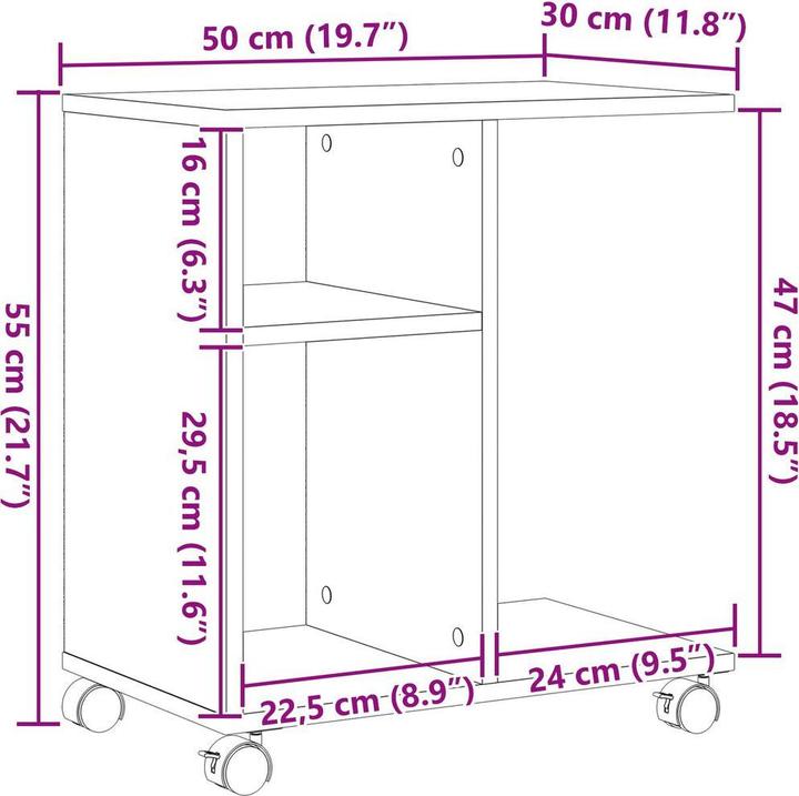 Image du produit vidaXL Beistelltisch