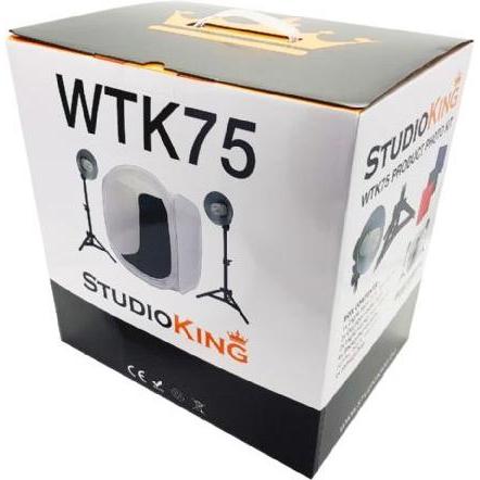 Thumbnail - Studioking Produktfotoset WTK75 (75 cm, 75 cm), Hintergrundsystem, Weiss