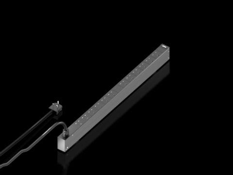 Actual product image Rittal 7979812 PDU basic UK 13A/1P UK Plug 12x BS1363 PDU Basic Power Distribution