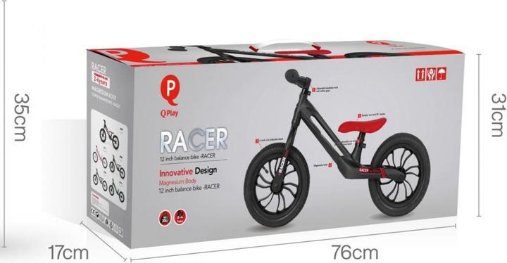 Image du produit Qplay Vélo d'équilibre Magnesium Racer noir
