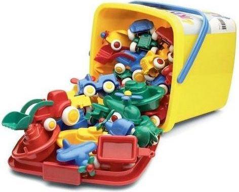 Produktbild Viking Toys Bucket set with vehicles 30 pcs. (045-41111)