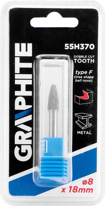 Produktbild Graphite HM TYPE F METAL TIP 8 X 18 MM, BOOT 6 X 45 MM 55H370