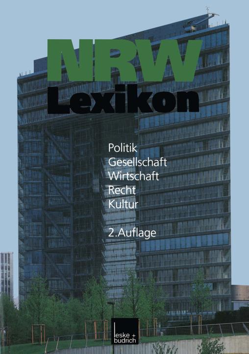 Produktbild NRW-Lexikon (Deutsch, Andreas Kost, Barbara Budrich, Johannes Varwick, Ulrike Sommer, 2012)