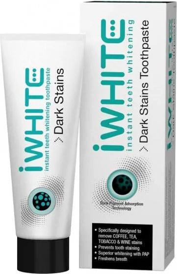 Image du produit iWhite Dark Stains Toothpaste Pack 75ml Brush (75 ml)