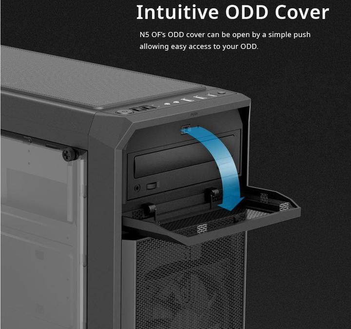 Immagine prodotto Zalman N5 di ATX, Baltas LED x3, ODD (Mini-ITX, ATX)