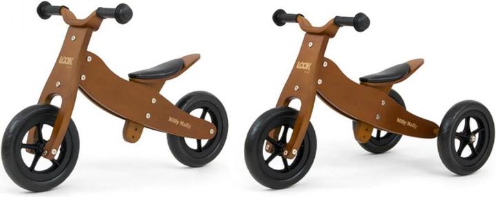 Mally 2in1 balance bike - dark brown