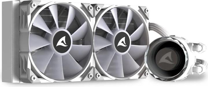 Actual product image Sharkoon S80 White RGB AIO