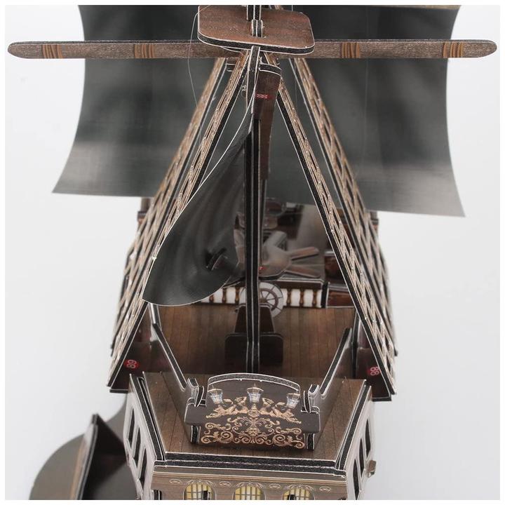Actual product image Cubicfun Puzzle 3D Pirate and ship Queen Anne (155 pieces)