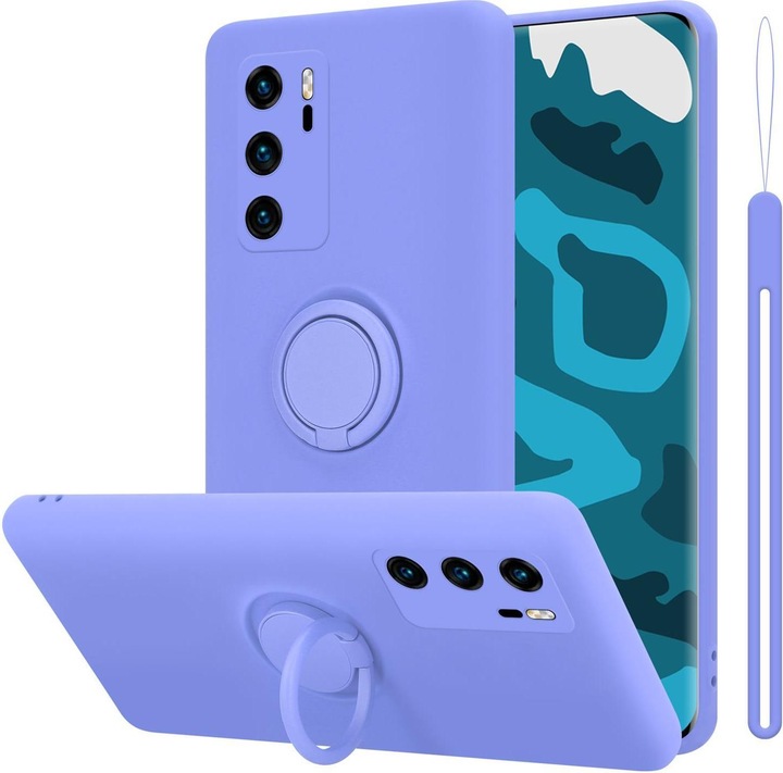 Actual product image Cadorabo TPU Liquid Ring Silicone Case Cover (Huawei P40)