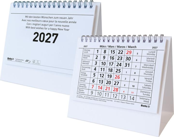 Produktbild Biella Pult-Monatsblock (14.8 x 10.5 cm)
