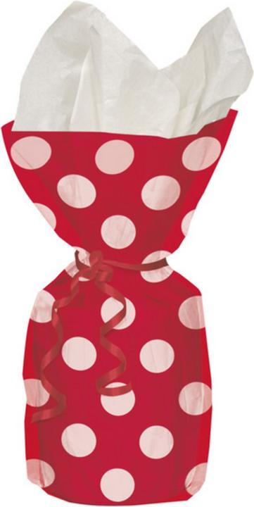 Actual product image Unique Party Cellophane Party Bag With Dots Pattern (20 Pieces)
