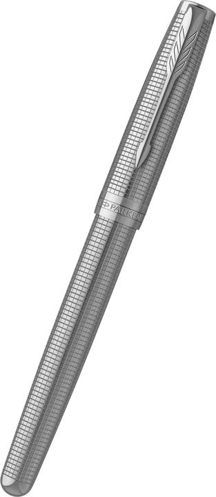 Image du produit Parker Pen Parker - Sonnet Ciselé Special Edition Fountain Pen - Palladium Finish, 18k Solid Gold Nib - Black (Noir, Palladium, 1x)