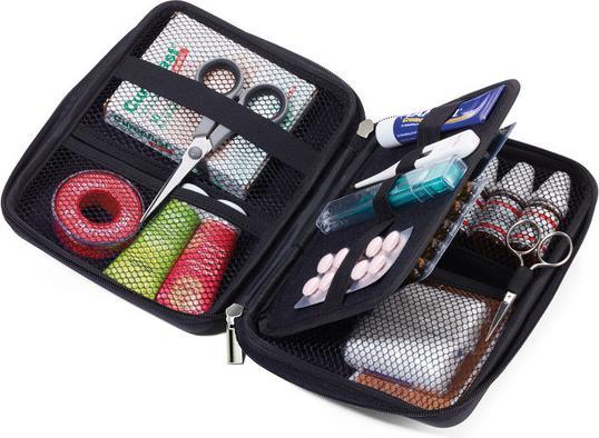 Produktbild Troika ALLES IN ORDNUNG Organizer-Etui mit Reissverschluss, schwarz/grau