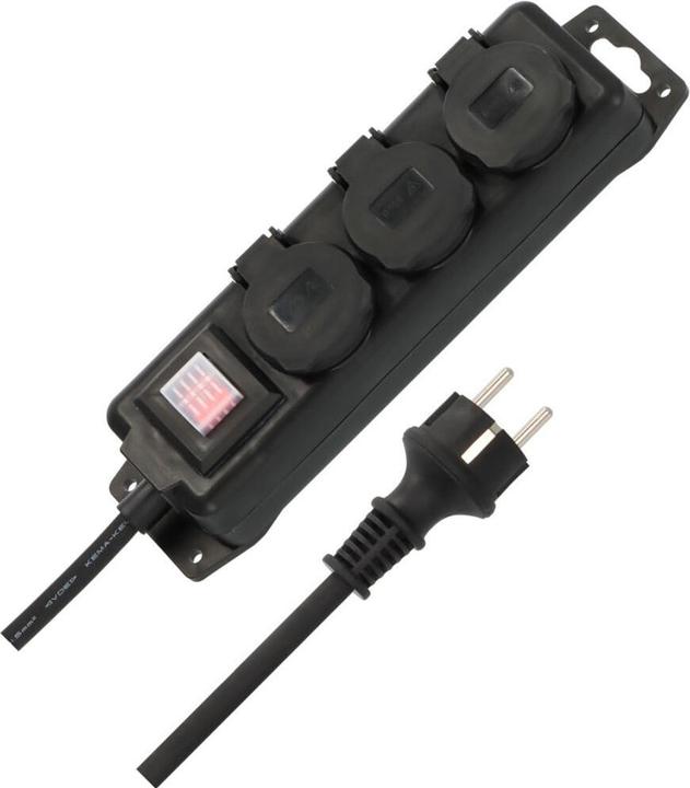 Image du produit Brennenstuhl Prises multiples (3 x, CEE 7/3, 2 m)