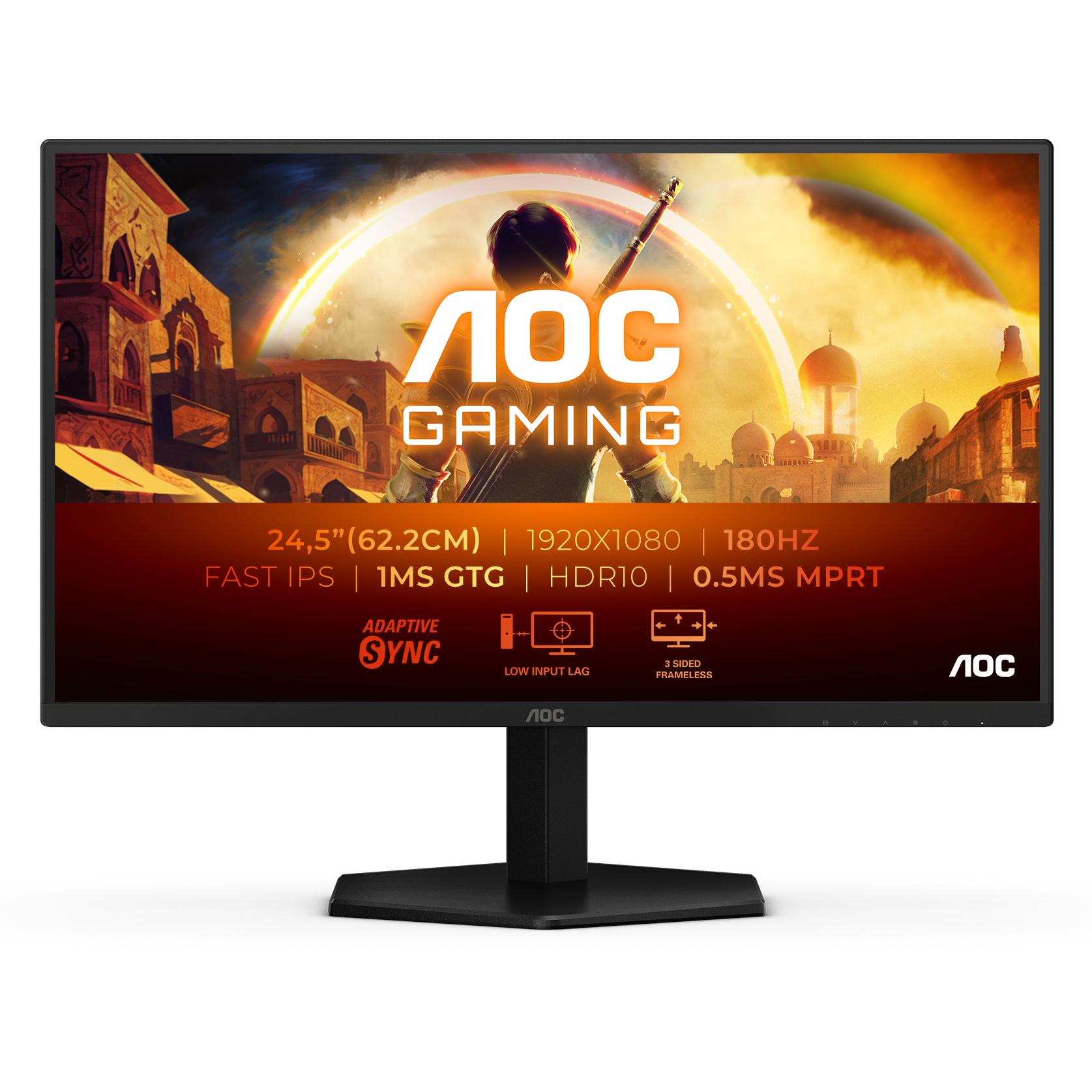 AOC 25G42E (1920 x 1080 Pixel, 24.50"), Monitor, Schwarz