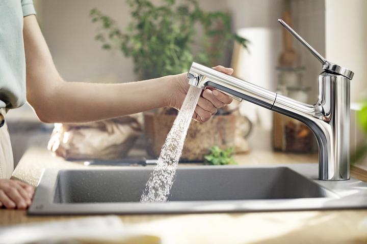 Image du produit hansgrohe HG Mitigeur monocommandé pour évier Zesis M33 150 Douchette extractible 2 jet sBox lite chromé