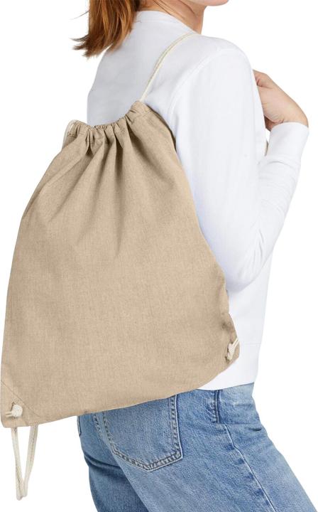 Actual product image SG Fashion Recycled Drawstring Backpack