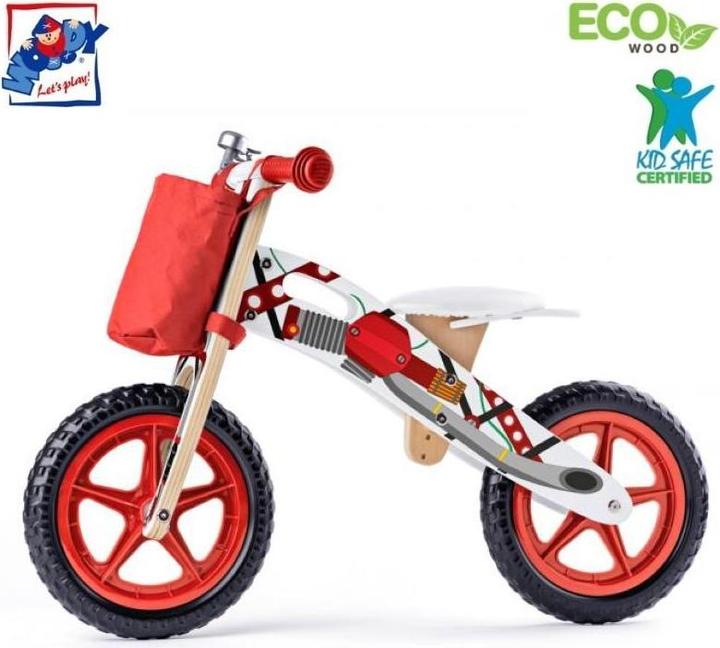 Image du produit Woody land Balance bike, red