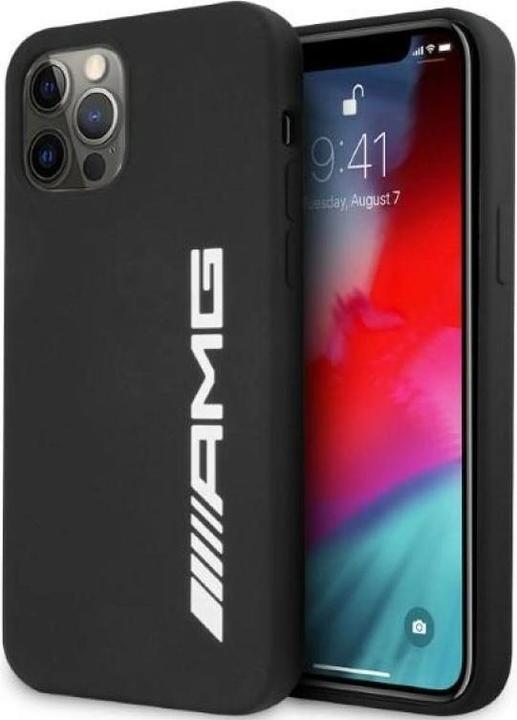 Immagine prodotto Mercedes AMG AMHCP12LSGLBGN Custodia rigida in silicone Big Logo per iPhone 12 Pro Max 6,7" in silicone nero (Apple iPhone 12 Pro Max)