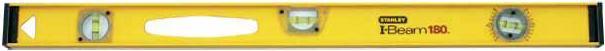 Actual product image Stanley I-beam spirit level, 100 cm, 3 bottles, 1.5 mm (100 cm)