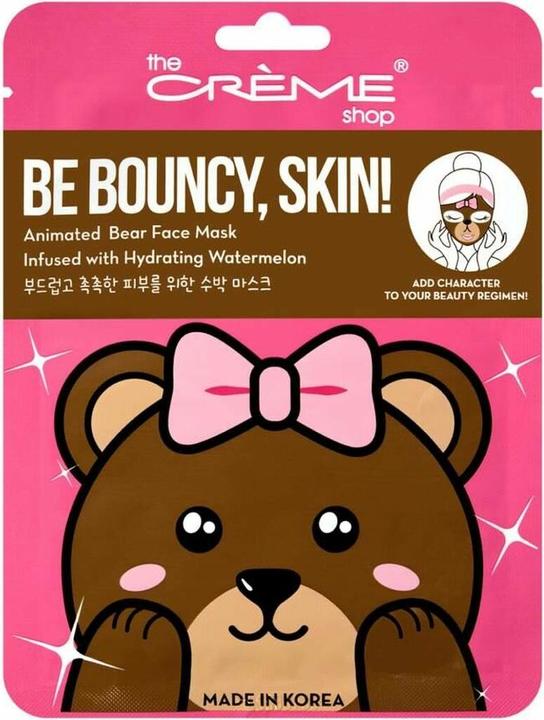 The Creme Shop The Crème Shop Animated Miss Bear Hydrating Face Mask mit Wassermelone