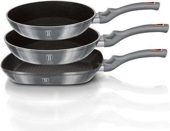 Actual product image BerlingerHaus grill pan 20 24 28cm (28 cm, Frying pan, Aluminium)