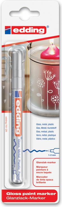 Immagine prodotto Edding 751-54bli (Argento, 2 mm, 1 x)