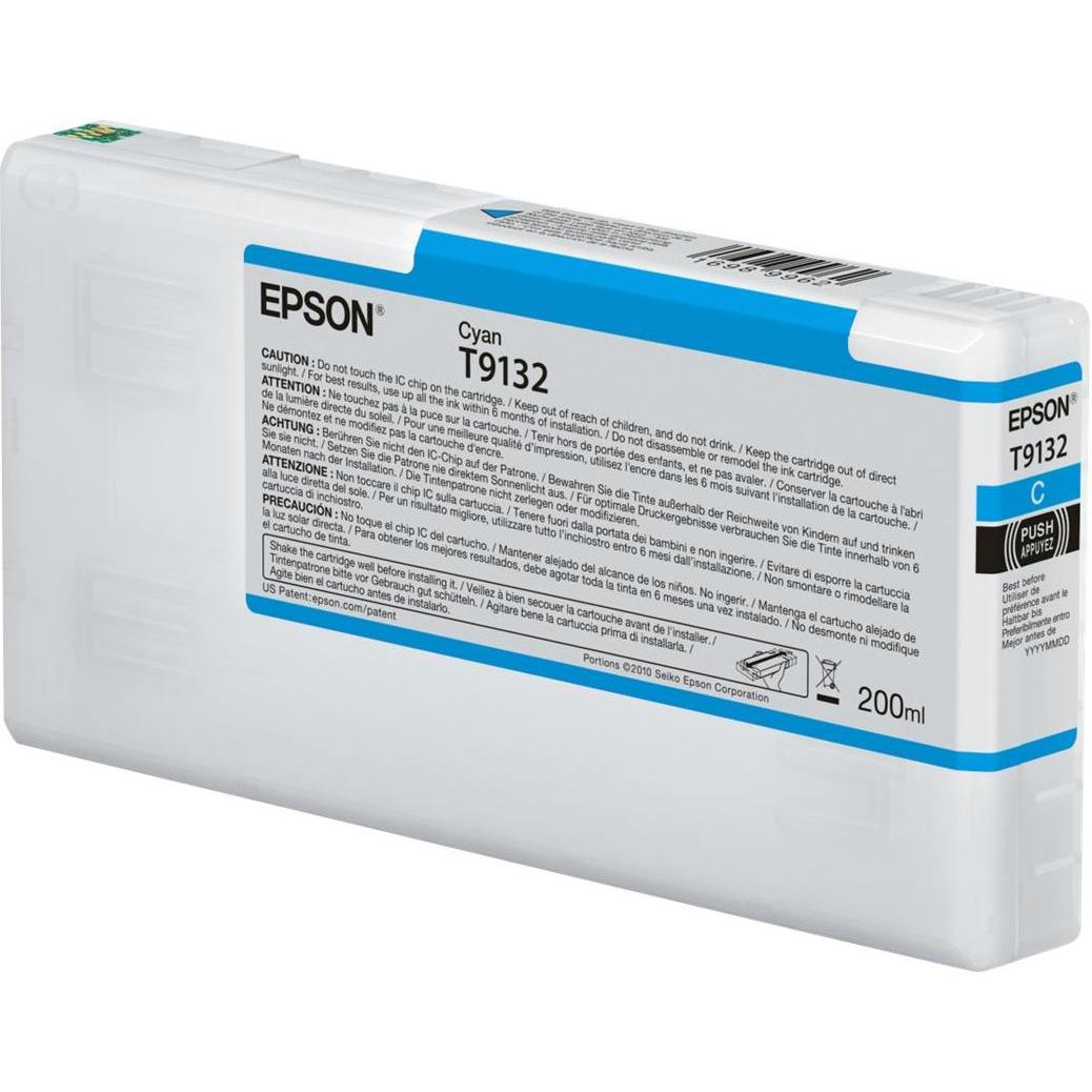 Epson, Druckerpatrone, C13T913200 Cyan 200ml (C)