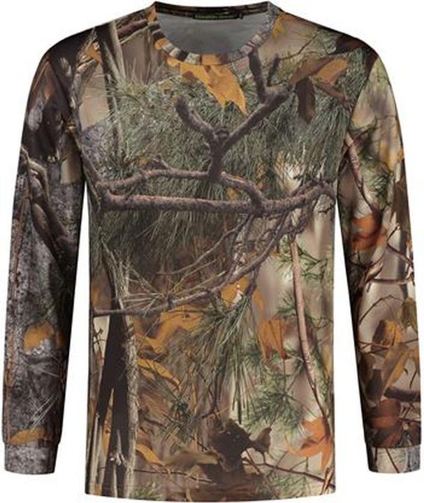 Stealth Gear T-Shirt Langarm Camo Forest Print Grösse XL